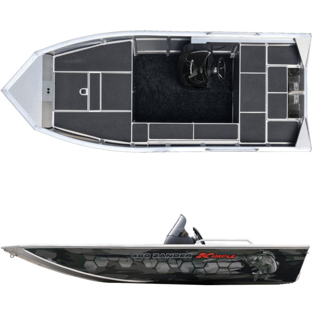 Aluminiumsbåt Viking 440 med konsoll